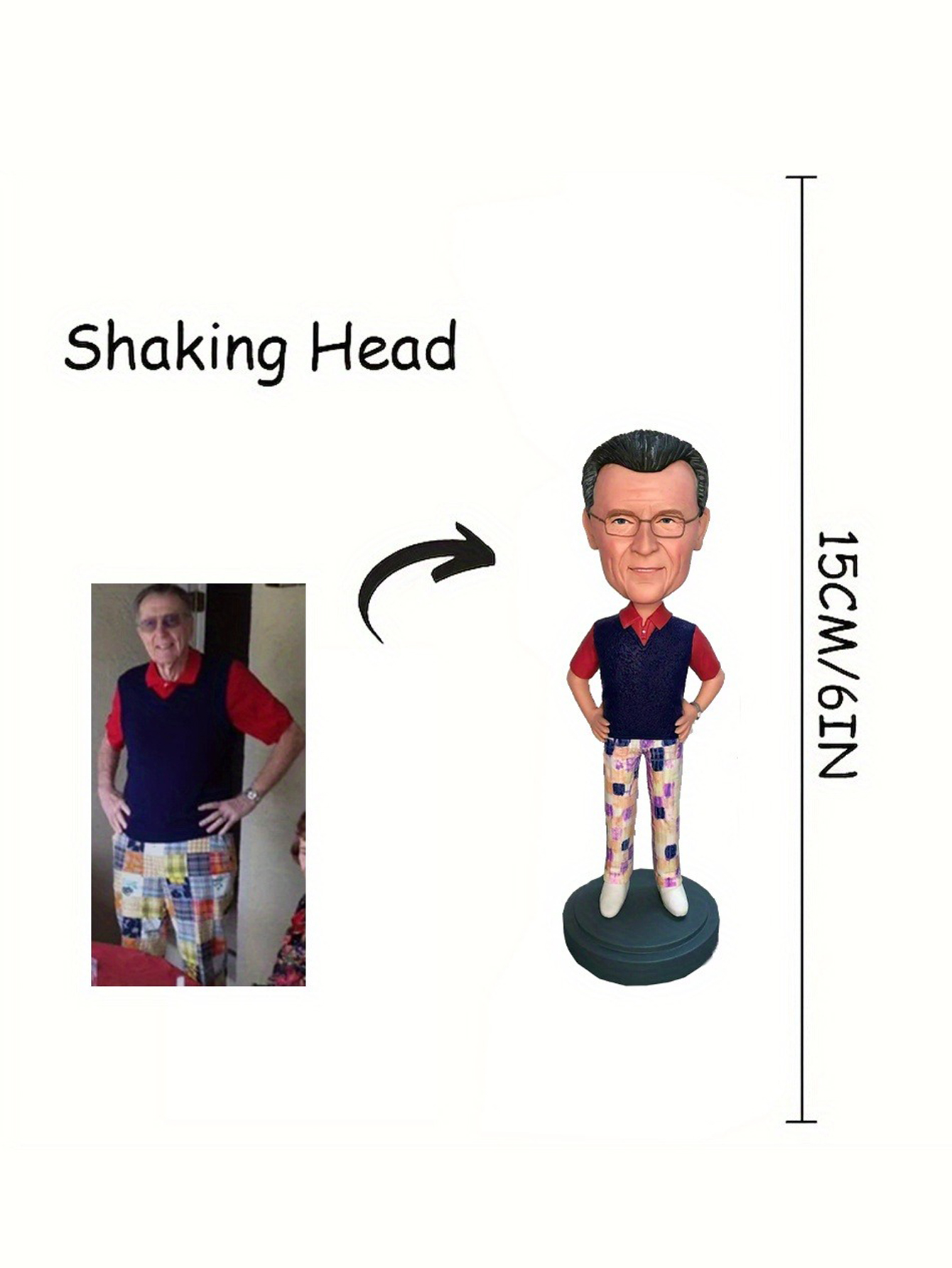 Customize Personalized Cartoon Clay Figurines Photo-Customized Exclusive Gifts